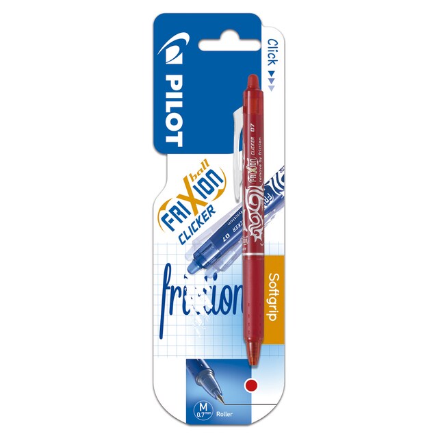 Imagen 0 de Blister 1 Bolígrafo Borrable Frixion Clicker Rojo Pilot