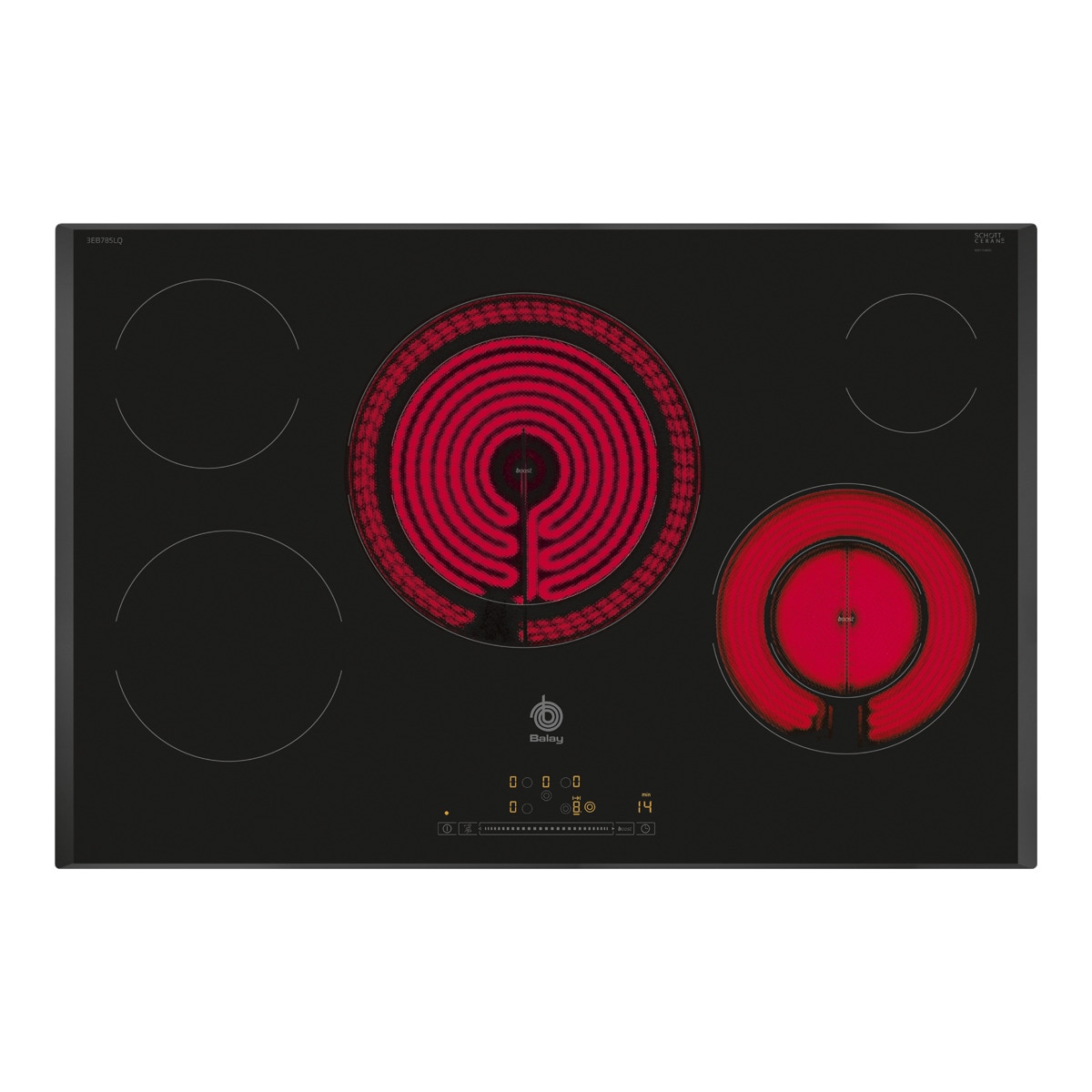 Placa de Vitrocerâmica Balay 3EB785LQ de 80 cm 1