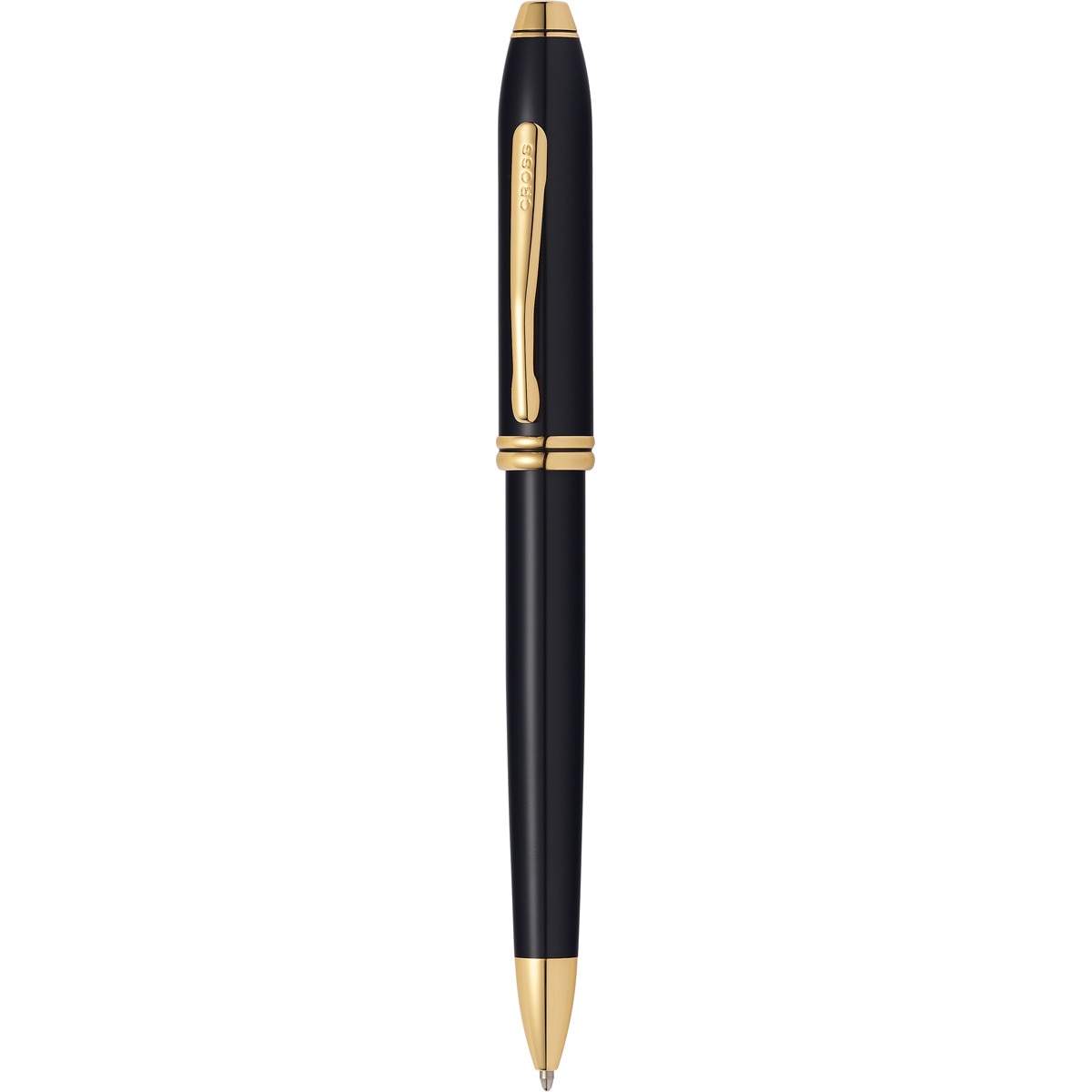 Bolígrafo Townsend Laca y Oro de 23 K Cross Negro Negro / Dorado-1