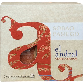 sobao pasiego de mantequilla granja obrador I.G.P. 12 unidades paquete 1 kg - El Andral