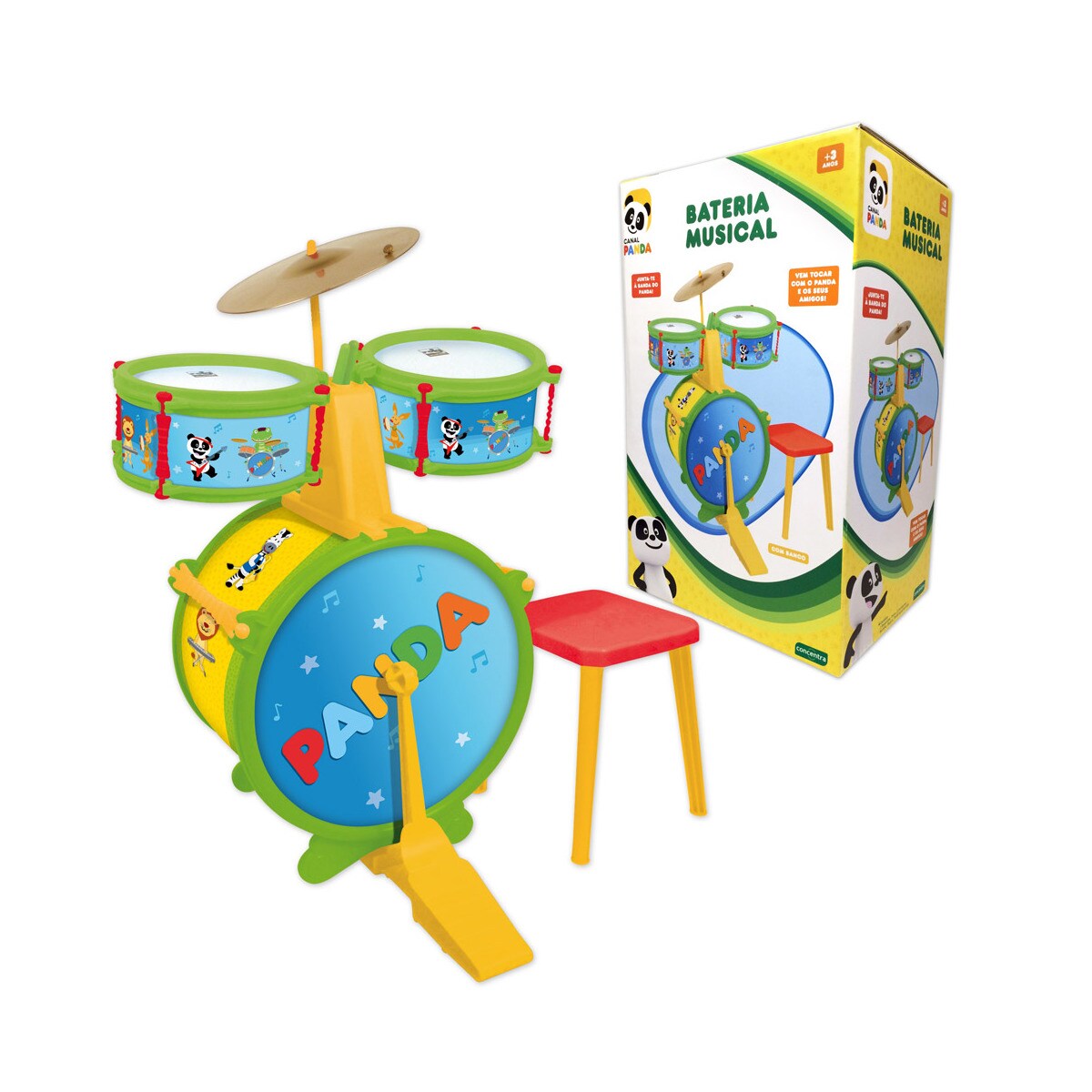 Panda - Bateria Musical 3