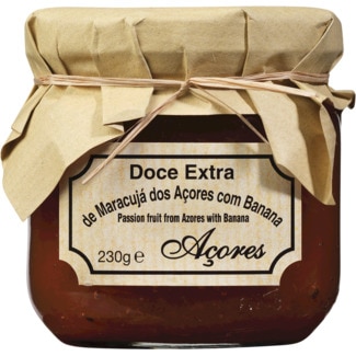 Doce Extra de Maracujá dos Açores com Banana frasco 230 g - Companhia Dos Açores
