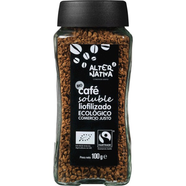 Alternativa 3 Café Solúvel Biológico embalagem 100 g