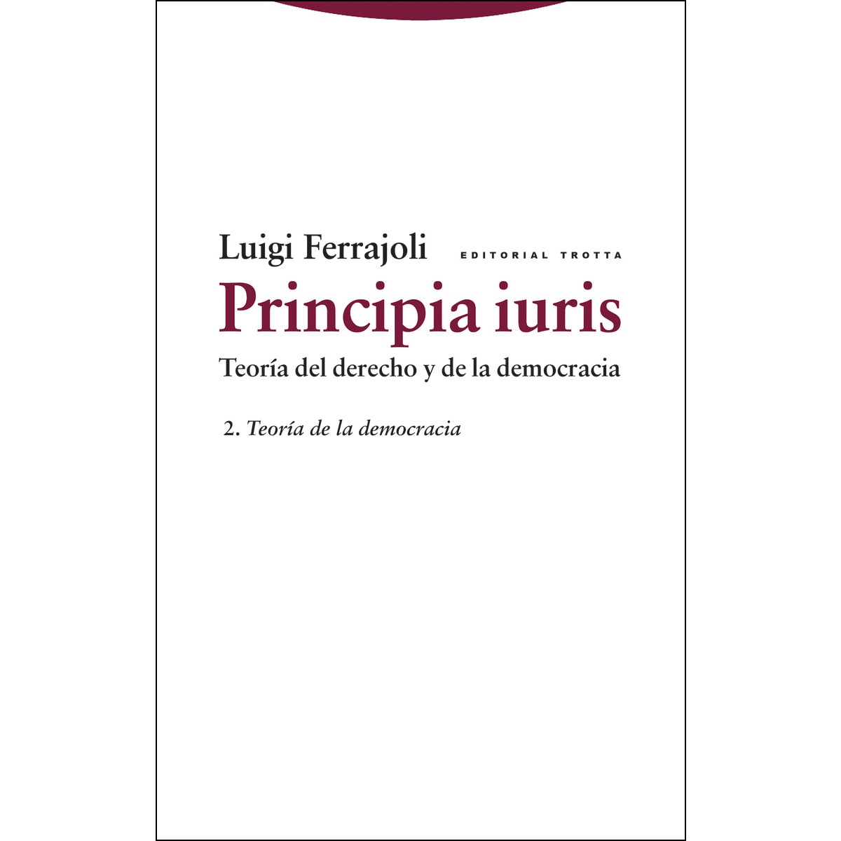Imagem 0 de Principia iuris. Teoría del derecho y de la democracia: 2. Teoría de la democracia (Capa mole)