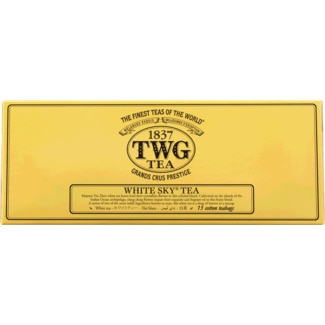 Chá White Sky Yin Zhen com Óleo das Flores Ylang Ylang e Frutos 15 unidades - Twg Tea