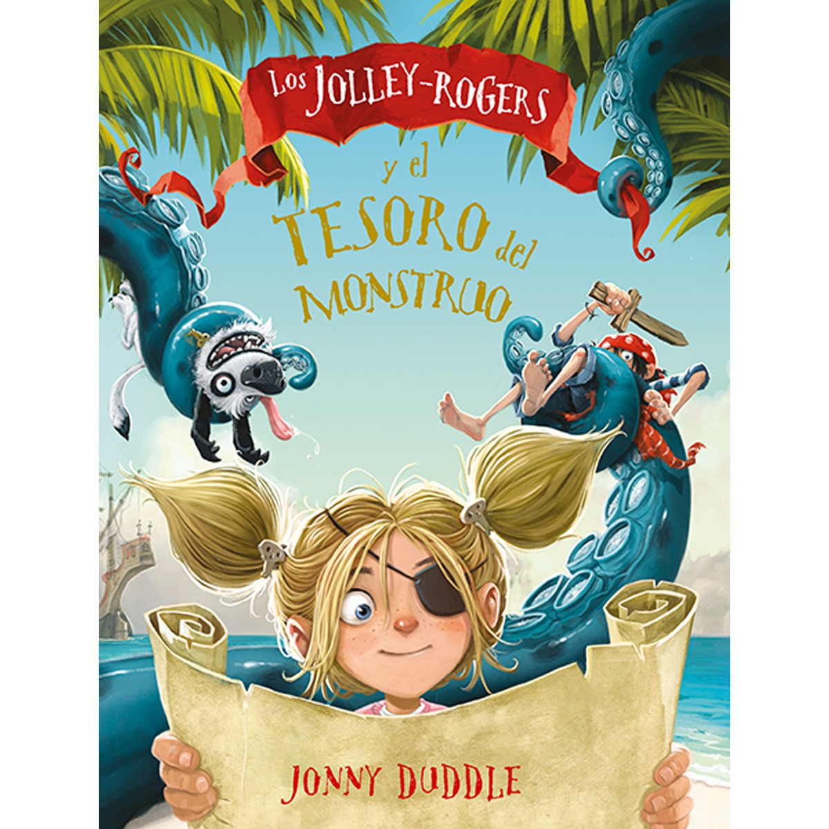 Imagem 0 de Los Jolley-Rogers y el tesoro del monstruo (Capa mole com abas)