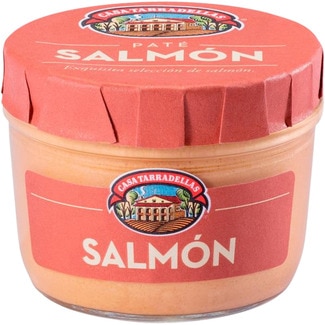 paté de salmón frasco 125 g neto escurrido - Casa Tarradellas