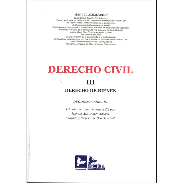 Imagem 0 de Derecho Civil. III. Derecho De Bienes