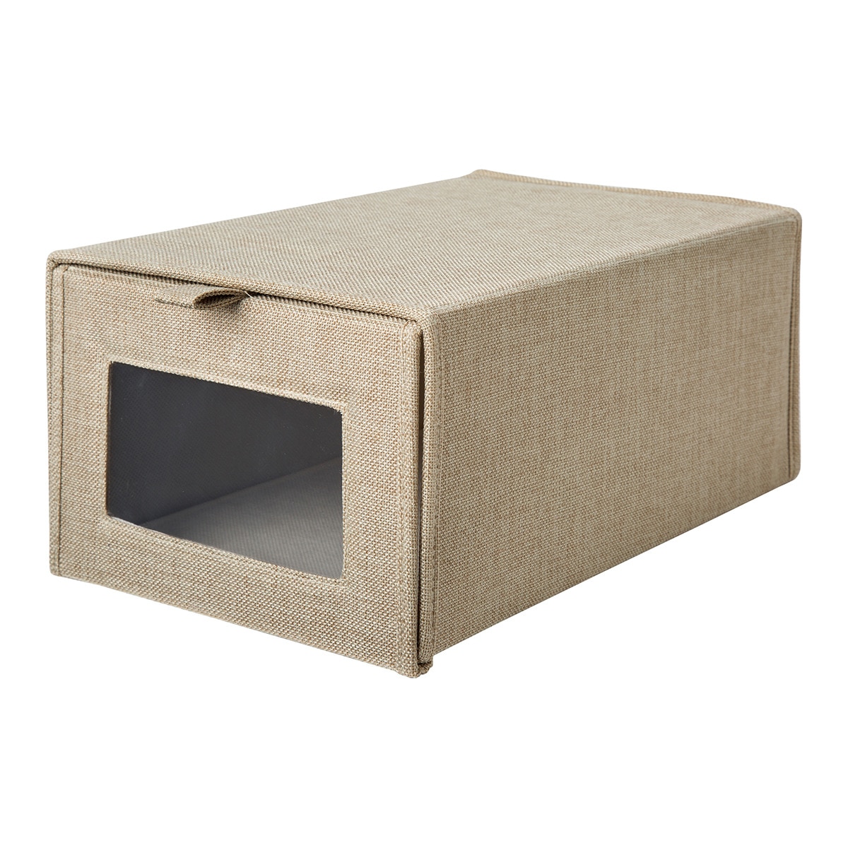Boîte de rangement pliante avec fenêtre
