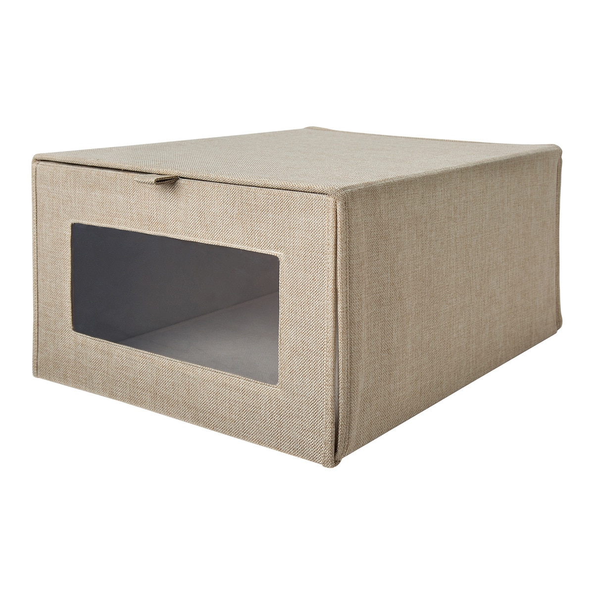 Boîte de rangement pliante avec fenêtre