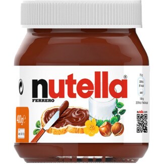 Nutella Creme para Barrar de Avelãs frasco 400 g