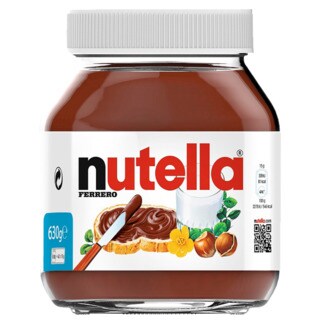 Nutella Creme para Barrar frasco 630 g