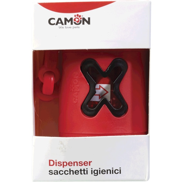 Dispensador de Sacos Vermelho embalagem 1 unidade