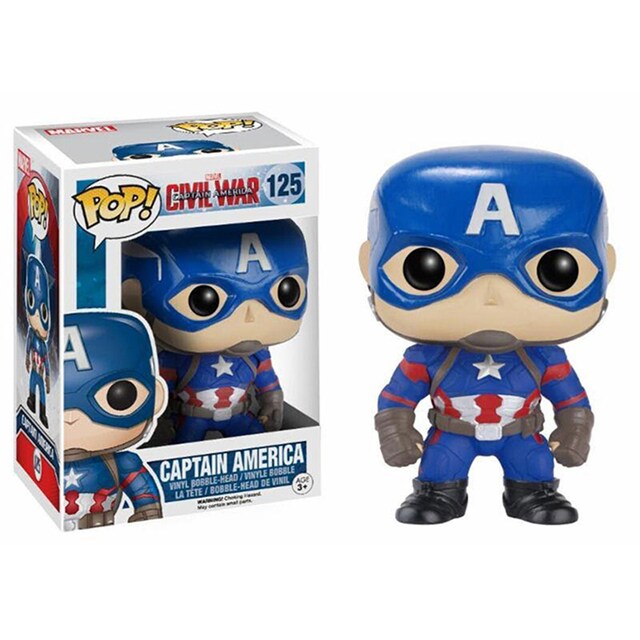 Imagen 0 de Figura Funko POP Marvel Capitán América Civil War Capitán América