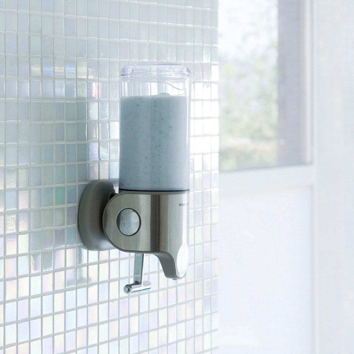 Doseador de parede SimpleHuman BT1034 Transparente-3