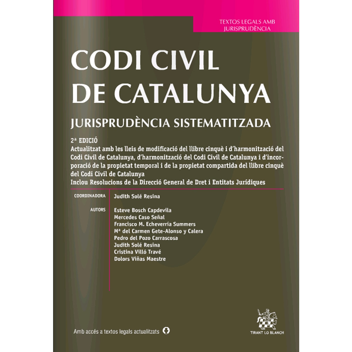Codi Civil De Catalunya. Jurisprudencia Sistematitzada 1