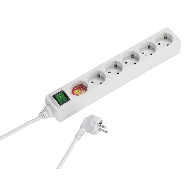 Imagem 0 de Extensão Elétrica Vivanco 1x6 1.4m EBLS 6W