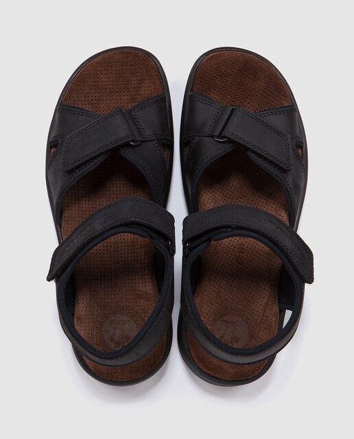 Sandalias de hombre Panama Jack de piel napa negras · Panama Jack · El  Corte Inglés
