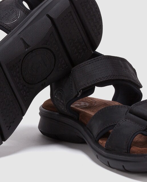 Sandalias de hombre Panama Jack de piel napa negras · Panama Jack · El  Corte Inglés