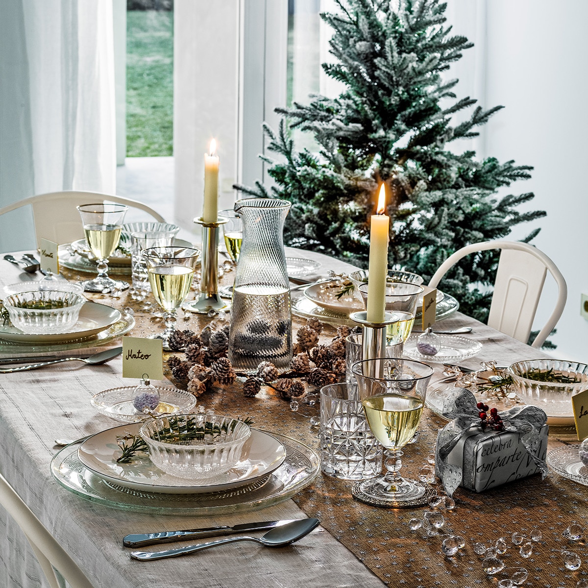 Prato plano Constance El Corte Inglés Branco-2