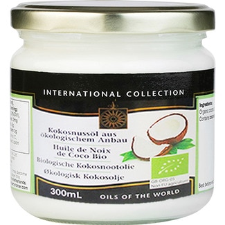 aceite de coco ecológico frasco 250 ml - International Collection