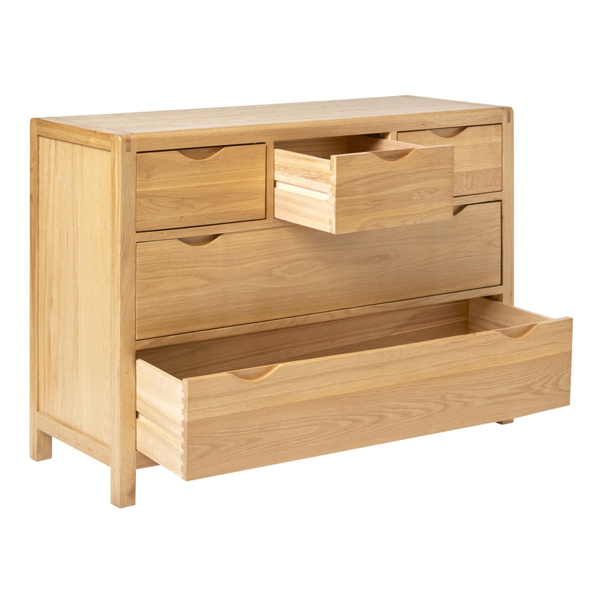 Cómoda de madera con 5 cajones Nordic · El Corte Inglés · El Corte Inglés