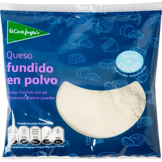 queso fundido en polvo mezcla elaborado con leche pasteurizada bolsa 100 g - El Corte Ingles