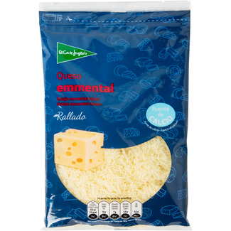 queso rallado emmental de vaca elaborado con leche pasteurizada bolsa 200 g - El Corte Ingles