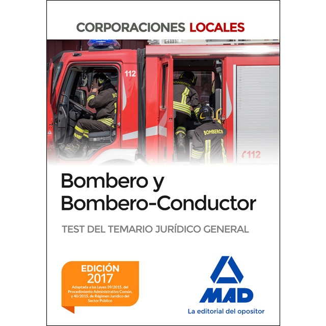Imagem 0 de Bombero Y Bombero-Conductor. Test Del Temario Jurídico General