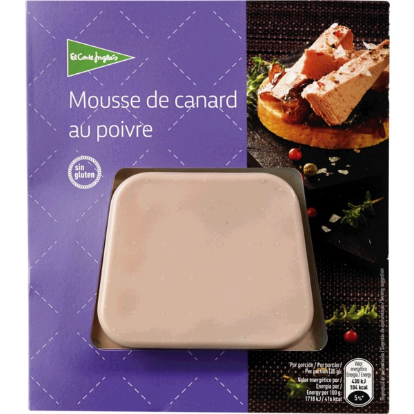 Mousse Fígado de Pato com Pimenta sem Glúten embalagem 95 g