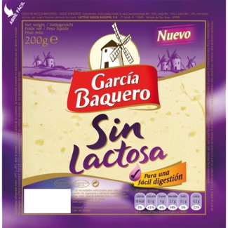 Queijo Cunha sem Lactose unidade 200 g - García Baquero