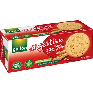galletas con 33% menos grasa paquete 400 g - Gullon Digestive