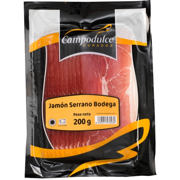 Presunto Serrano em Fatias unidade 200 g