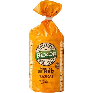 tortitas de maíz biológicas sin gluten bolsa 120 g - Biocop