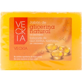 jabón de glicerina natural en pastilla unidad 125 g - Veckia