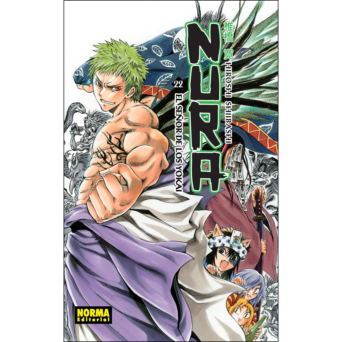 NURA EL SEÑOR DE LOS YOKAI 22 (Capa mole) 1