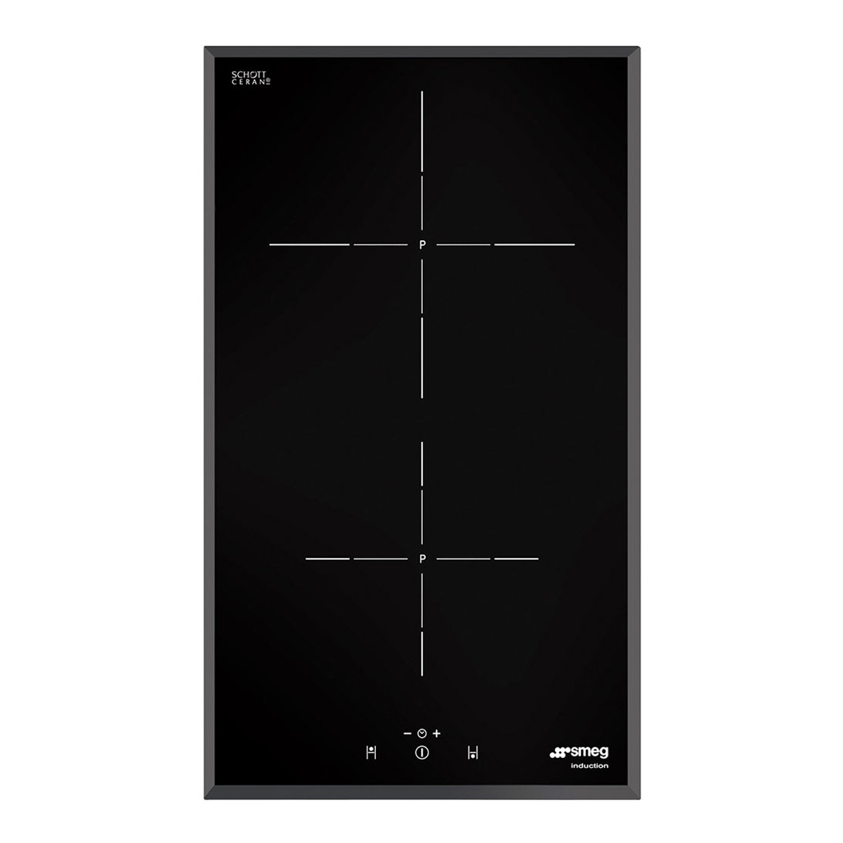 Imagen 0 de Placa modular inducción Smeg 2 zonas de cocción - SI5322B