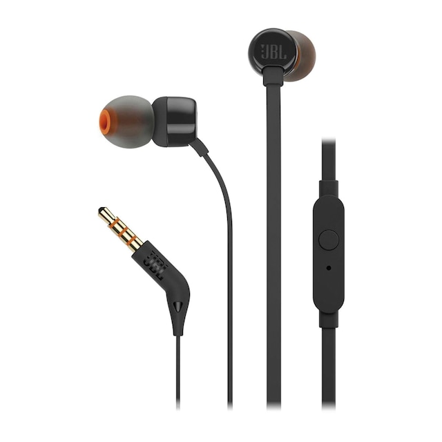 Imagem 0 de Auriculares JBL com Microfone T110BLK - Preto