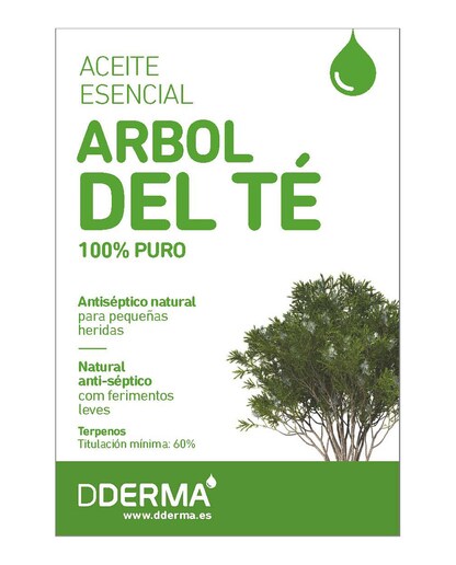 Imagen 0 de Antiséptico natural Aceite Esencial Árbol de Té 100% Puro Dderma