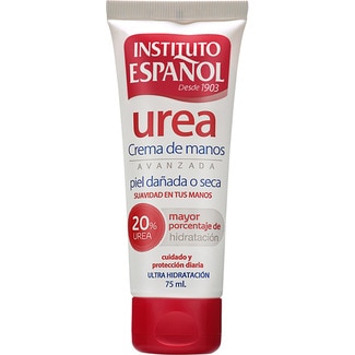 Urea crema de manos avanzada para piel dañada o seca tubo 75 ml ultra hidratación - Instituto Español