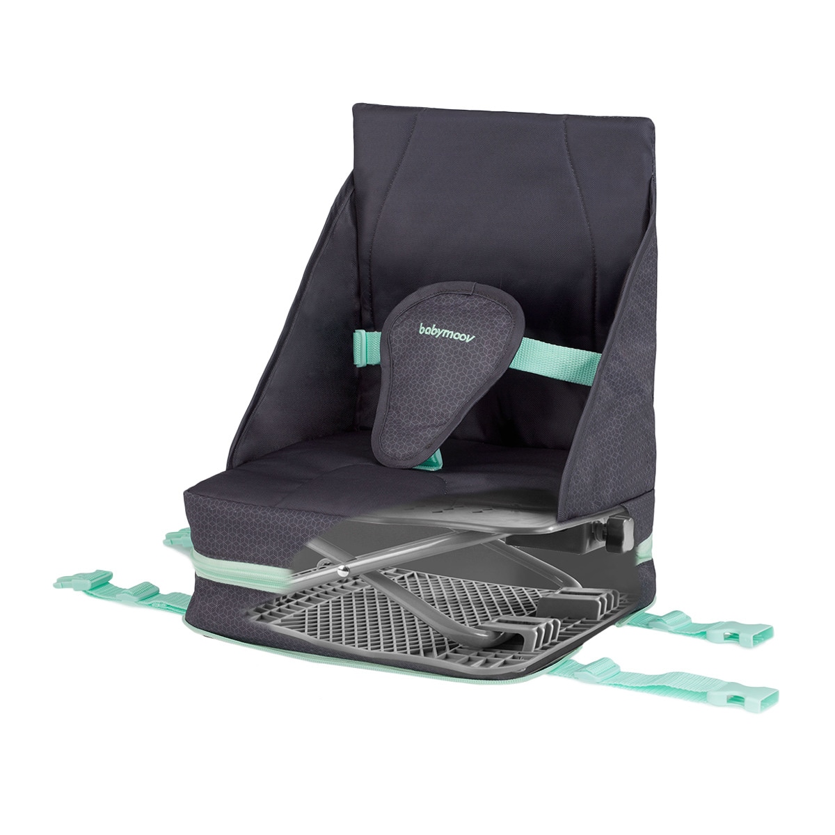 Babymoov Alzador de viaje Up & Go Gris/Verde-2