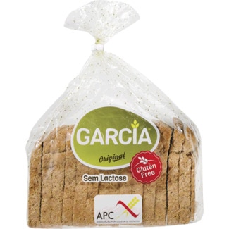 Pão de Forma sem Lactose sem Glúten Congelado embalagem 500 g - Garcia