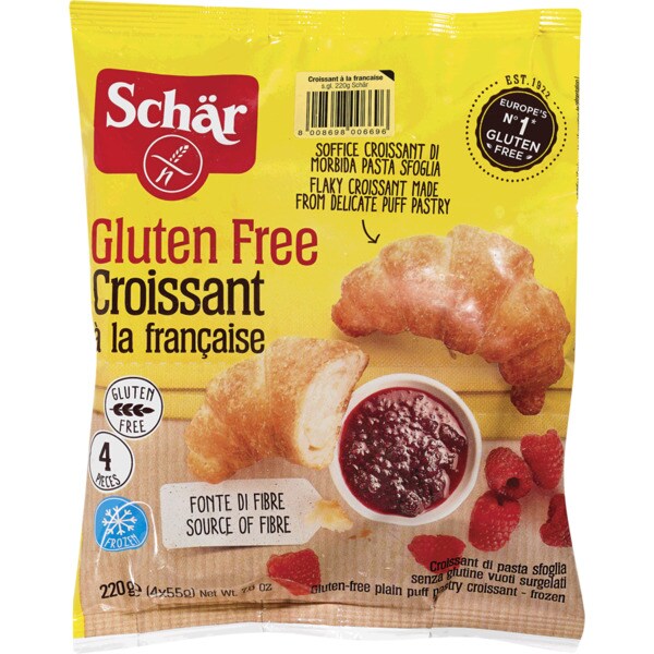 DS Croissants de Massa Folhada sem Glúten embalagem 220 g