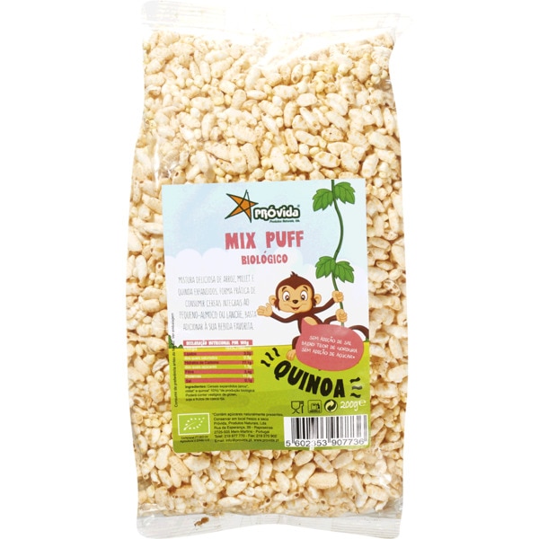 Mix Puff Quinoa Biológico embalagem 200 g