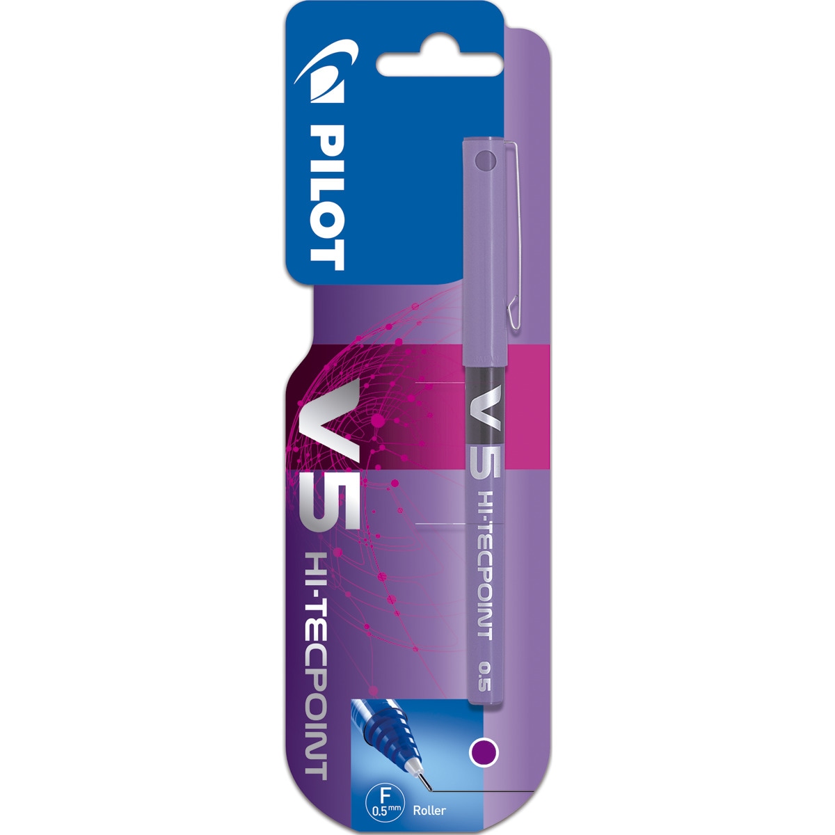 Imagen 0 de Rotulador V-5 Roller Tinta Líquida Pilot violeta