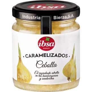 cebolla caramelizada frasco 240 g neto escurrido - Ibsa