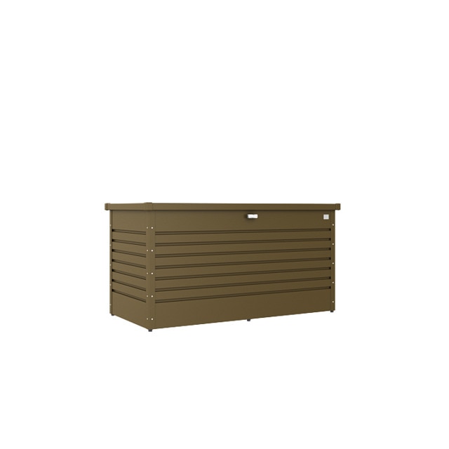 Imagen 0 de Arcón de jardín metálico 195 litros, 101 x 46 x 61 cm