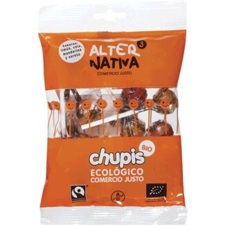 Alternativa Chupa Chupa Biológico embalagem 8 unidades