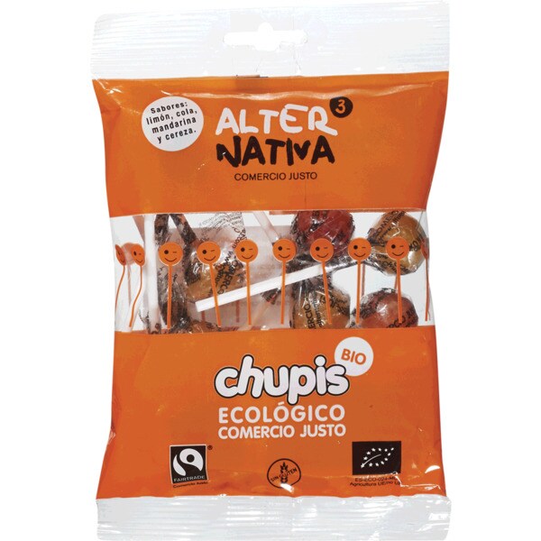 Alternativa Chupa Chupa Biológico embalagem 8 unidades