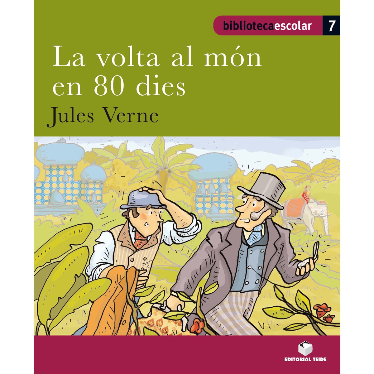 Biblioteca Escolar 07 - La volta al món en 80 dies -Jules Verne- (Tapa blanda) 1
